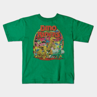 Dino-Riders The Adventure Begins 1988 Kids T-Shirt
