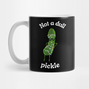 Funny Pickle With Christmas Lights | Not a Dull Pickle Mug