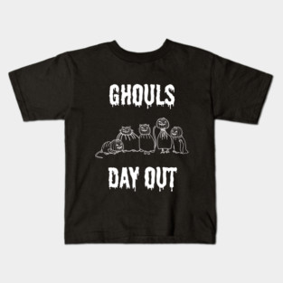 Spooky Ghouls Day Out at Halloween Kids T-Shirt