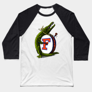 Gator on a drum Baseball T-Shirt
