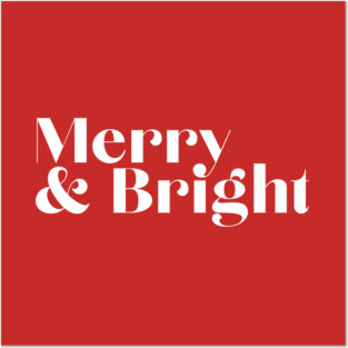 Merry & Bright Posters and Art