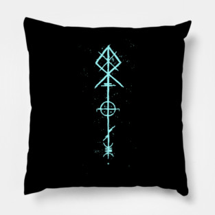 rune viking symbols Pillow