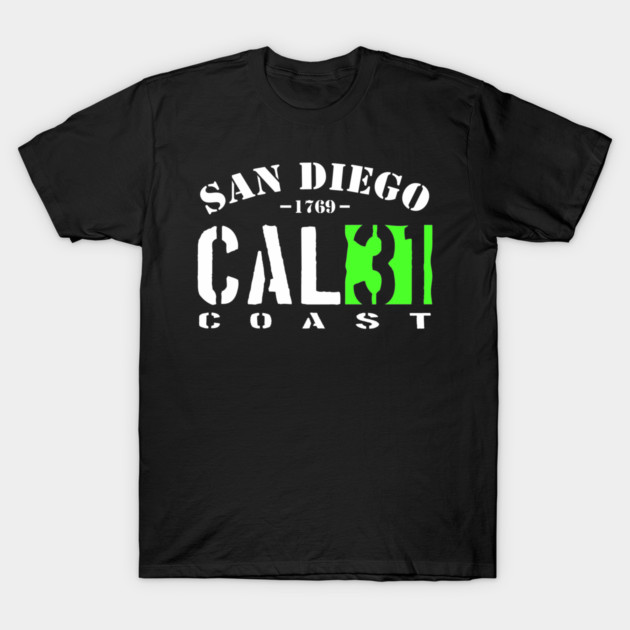 CAL31 Coast San Diego T-Shirt by Bad Tuna Bob