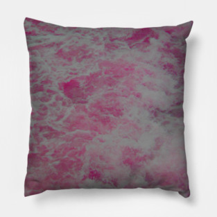 pink waters Pillow