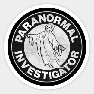 Paranormal Investigator Ghost Hunter Sticker