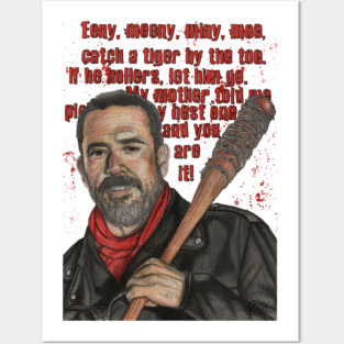 Negan Posters and Art