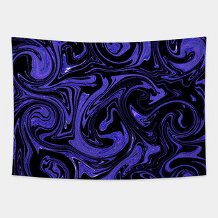Purple swirls Tapestry