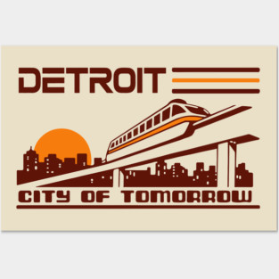 City Of Tomorrow - Detroit Posters and Art