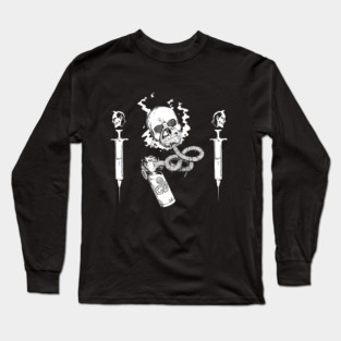 Dr. Death Back Only Long Sleeve T-Shirt