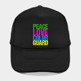 Peace Love Color Guard Hat