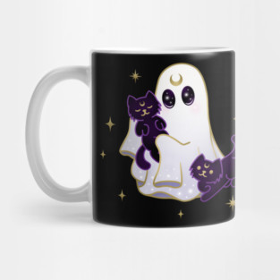 Cancer Cat Ghost Mug