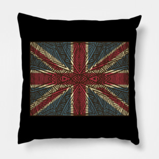 Tribal union jack Pillow