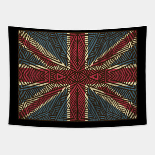 Tribal union jack Tapestry