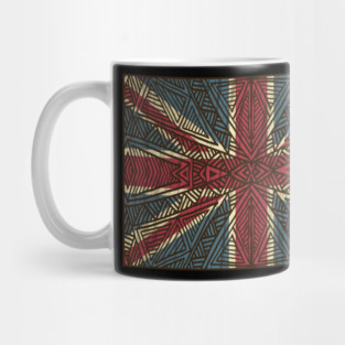 Tribal union jack Mug