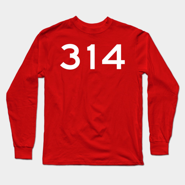 314 Area Code Long Sleeve T-Shirt by Litehouse Tees