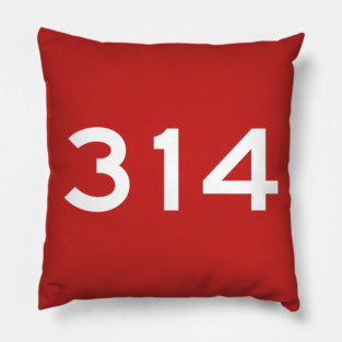 314 Area Code Pillow