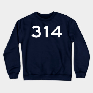 314 Area Code Crewneck Sweatshirt
