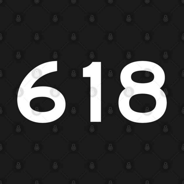 618 Area Code by Litehouse Tees