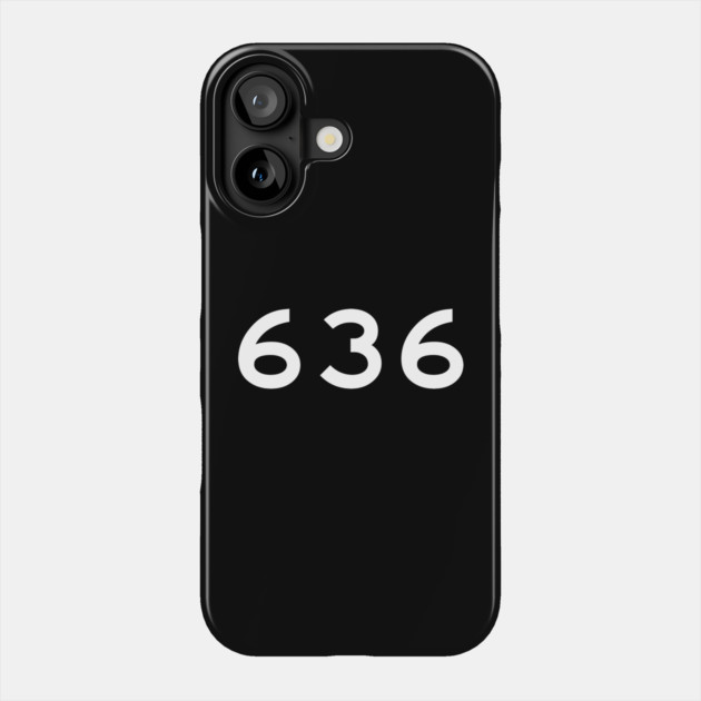 636 Area Code Phone Case by Litehouse Tees