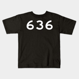 636 Area Code Kids T-Shirt