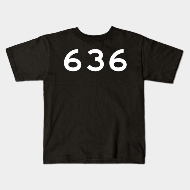 636 Area Code Kids T-Shirt by Litehouse Tees