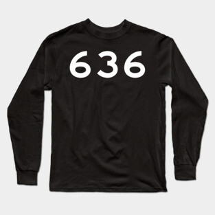 636 Area Code Long Sleeve T-Shirt