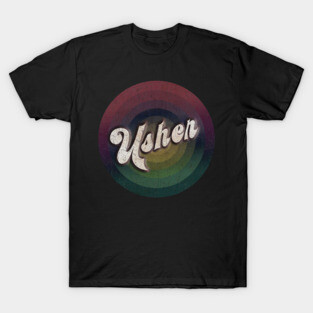 retro vintage circle Usher T-Shirt