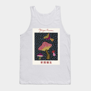Yayoi Kusama Mushrooms Exhibition Tank Top