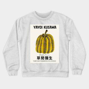 Yayoi Kusama Pumpkin Exhibition Poster Crewneck Sweatshirt