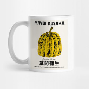 Yayoi Kusama Pumpkin Exhibition Poster Mug