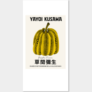 Yayoi Kusama Pumpkin Exhibition Poster Posters and Art
