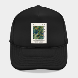 William Morris Exhibition Poster Design Cock Pheasant Pattern Hat