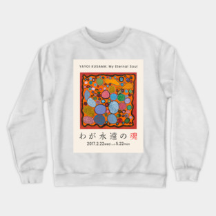 Yayoi Kusama My Eternal Soul Exhibition Crewneck Sweatshirt