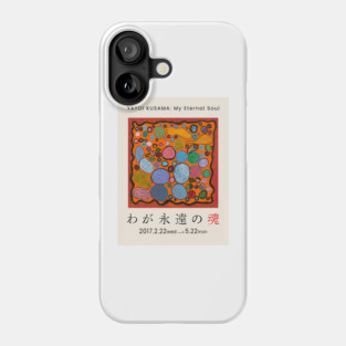 Yayoi Kusama My Eternal Soul Exhibition Phone Case