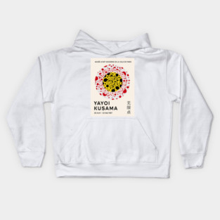 Yayoi Kusama Dots Exhibition Design Kids Hoodie