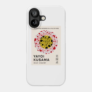 Yayoi Kusama Dots Exhibition Design Phone Case