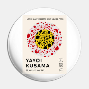 Yayoi Kusama Dots Exhibition Design Pin