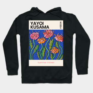 Yayoi Kusama Summer Flower Exhibition Hoodie