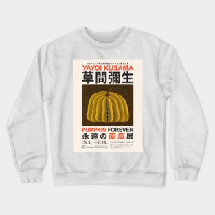 Yayoi Kusama Pumpkin Forever Exhibition Crewneck Sweatshirt