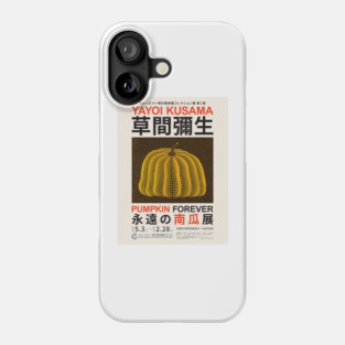 Yayoi Kusama Pumpkin Forever Exhibition Phone Case
