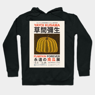 Yayoi Kusama Pumpkin Forever Exhibition Hoodie
