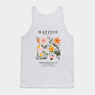 Matisse Flower Exhibition Design, Henri Matisse Cut Outs Tank Top