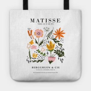 Matisse Flower Exhibition Design, Henri Matisse Cut Outs Tote