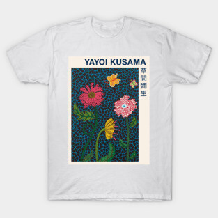 Yayoi Kusama Flower Exhibition T-Shirt