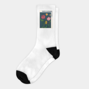 Yayoi Kusama Flower Exhibition Socks