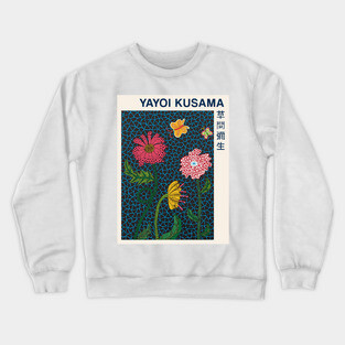 Yayoi Kusama Flower Exhibition Crewneck Sweatshirt