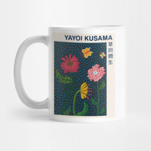 Yayoi Kusama Flower Exhibition Mug