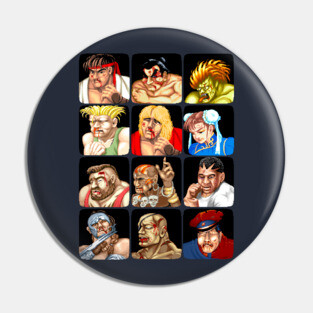 Defeated Portraits Pin