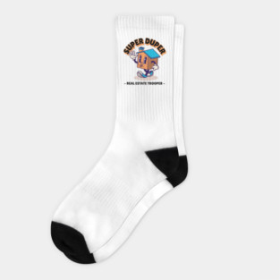 Super Duper Real Estate Trooper Socks