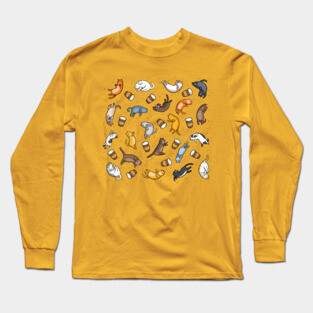 Cats and coffee Long Sleeve T-Shirt